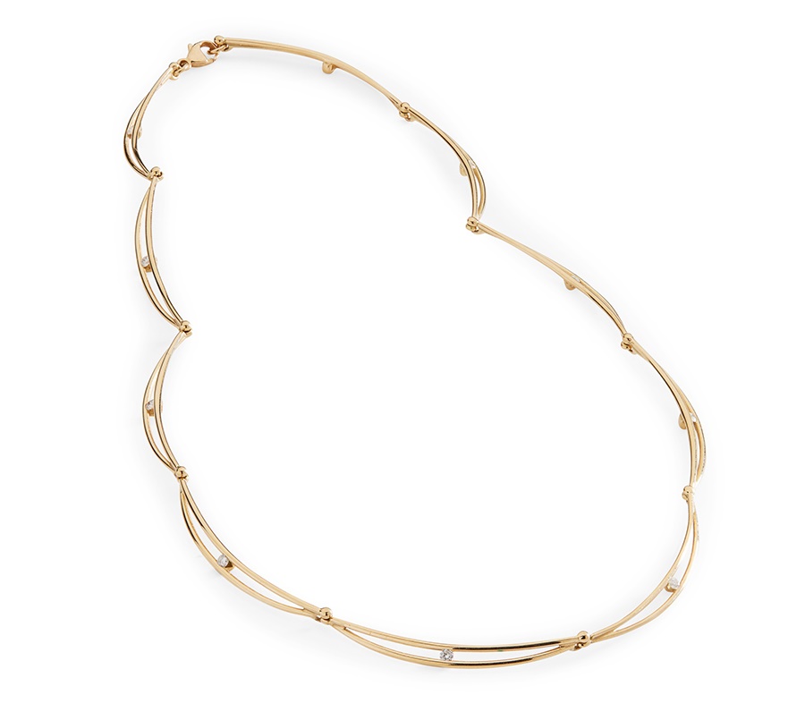 Lot 103 | A diamond necklace, by Ola Gorie | Length: 39cm | £500 - £700 + fees
